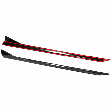 West Coast Euros Side Skirts Performance Style Carbon Fiber Side Skirt Add-Ons - G90 M5 / G99 M5
