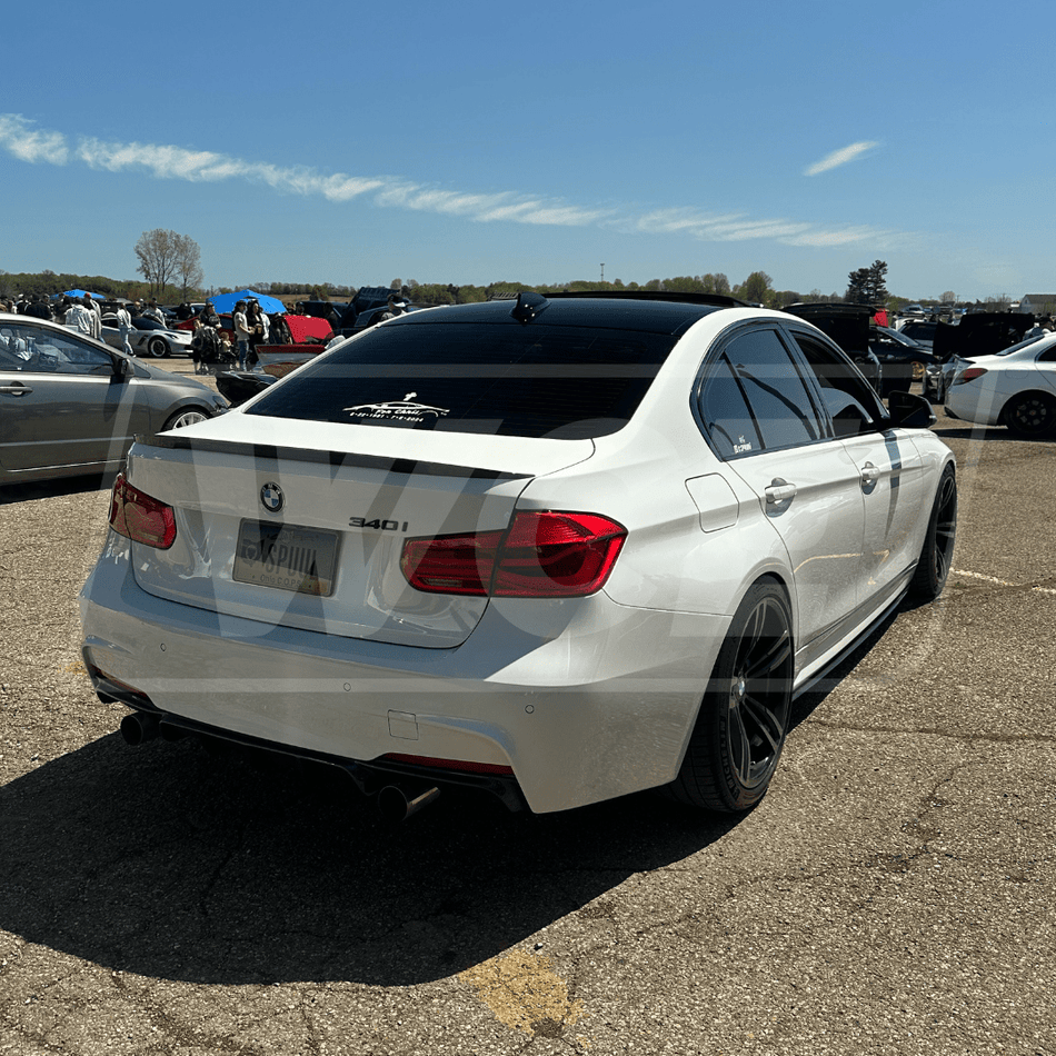 West Coast Euros Side Skirts Performance Style Carbon Fiber Side Skirt Extension (M Sport) - BMW F30 3 Series
