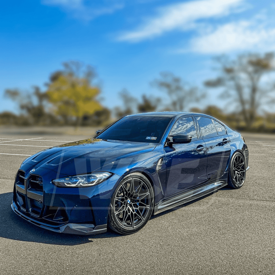 West Coast Euros Side Skirts V1 Style Carbon Fiber Side Skirt Replacements - G80 M3