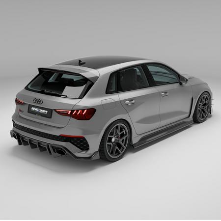 West Coast Euros Spoiler Audi RS3 8Y Sportback Carbon Fiber Roof Spoiler