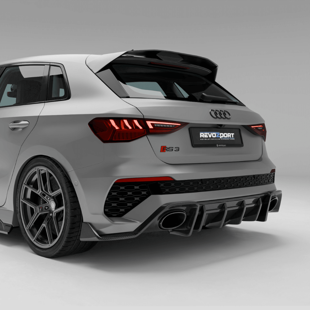West Coast Euros Spoiler Audi RS3 8Y Sportback Carbon Fiber Roof Spoiler