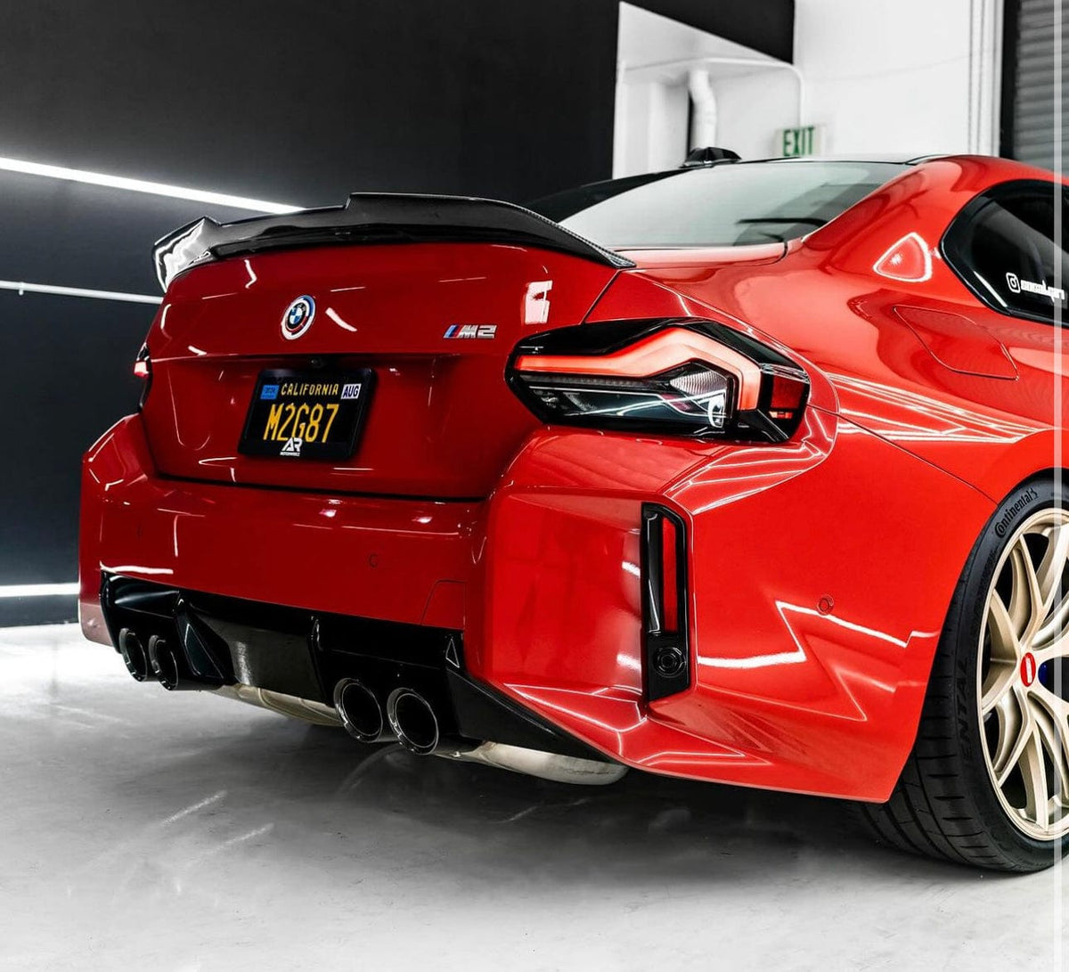 G87 Modified PSM Style Carbon Fiber Trunk Spoiler - BMW G87 M2 / G42 2 Series – West ...
