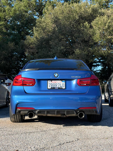 West Coast Euros Spoiler F30 M Performance Style Rear Diffuser