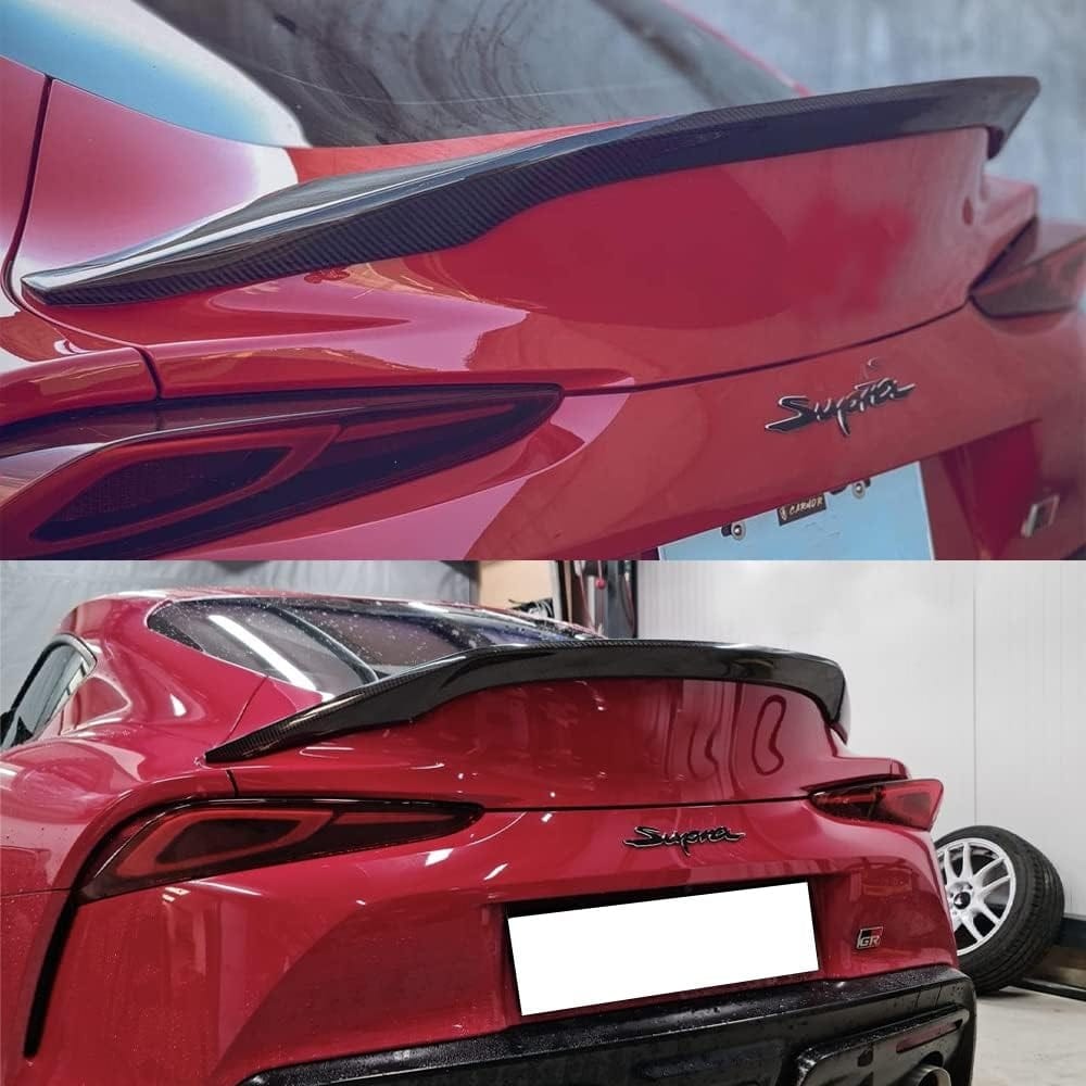 West Coast Euros Spoiler GR Style High kick Carbon Fiber Trunk Spoiler - A90 / A91 Mk5 Supra