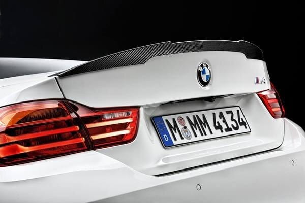 West Coast Euros Spoiler M Performance Style Dry Carbon Fiber Trunk Spoiler - BMW F82 M4