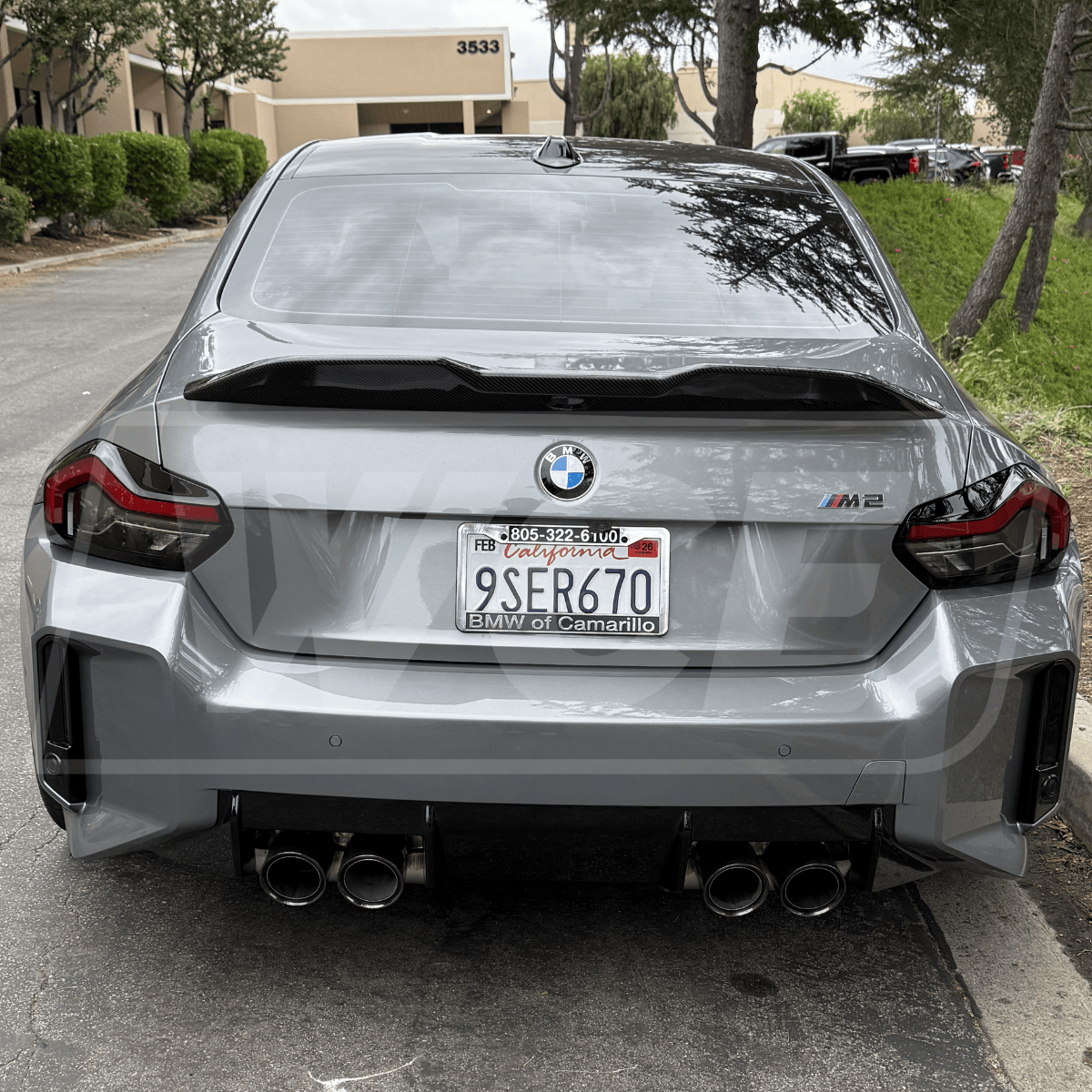 West Coast Euros Spoiler Performance Style Carbon Fiber Trunk Spoiler - BMW G87 M2 / G42 2 Series