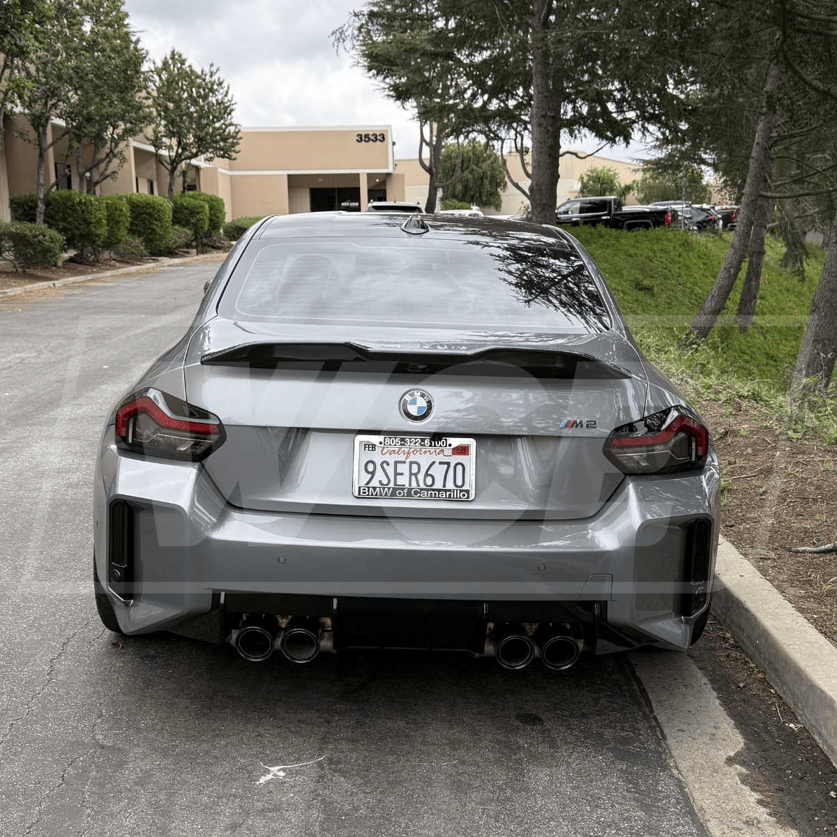 West Coast Euros Spoiler Performance Style Carbon Fiber Trunk Spoiler - BMW G87 M2 / G42 2 Series