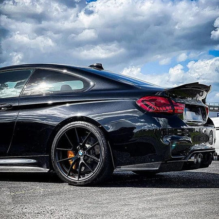 West Coast Euros Spoiler PSM High Kick Style Gloss Black Spoiler - F82 M4