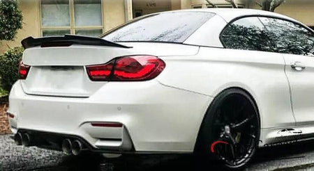 West Coast Euros Spoiler PSM High Kick Style Gloss Black Spoiler - F83 M4 / F33 4 Series