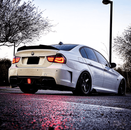 V Style Rear Spoiler Wing For 2006-2011 BMW 3 Series E90 M3 Sedan Carbon Fiber V Style Rear Spoiler Wing For 2006-2011 BMW 3 Series E90 M3 Sedan Carbon Fiber