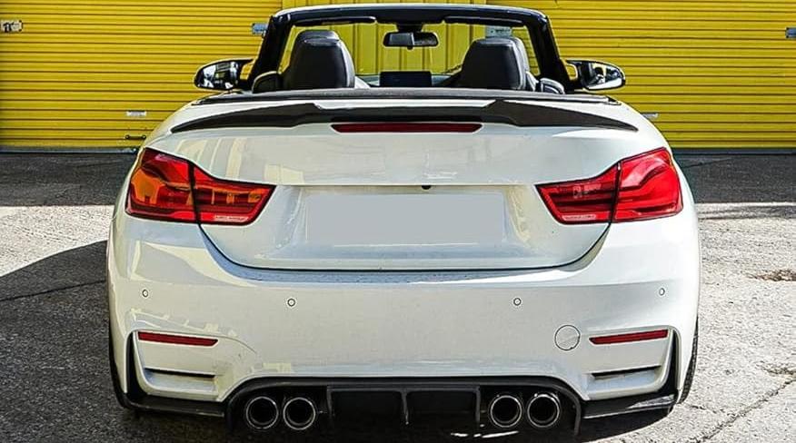 West Coast Euros Spoiler V Style Carbon Fiber Spoiler - F83 M4 / F33 4 Series