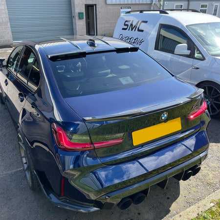 West Coast Euros Spoiler V Style Gloss Black Roof Spoiler - G80 M3 / G20 3 Series