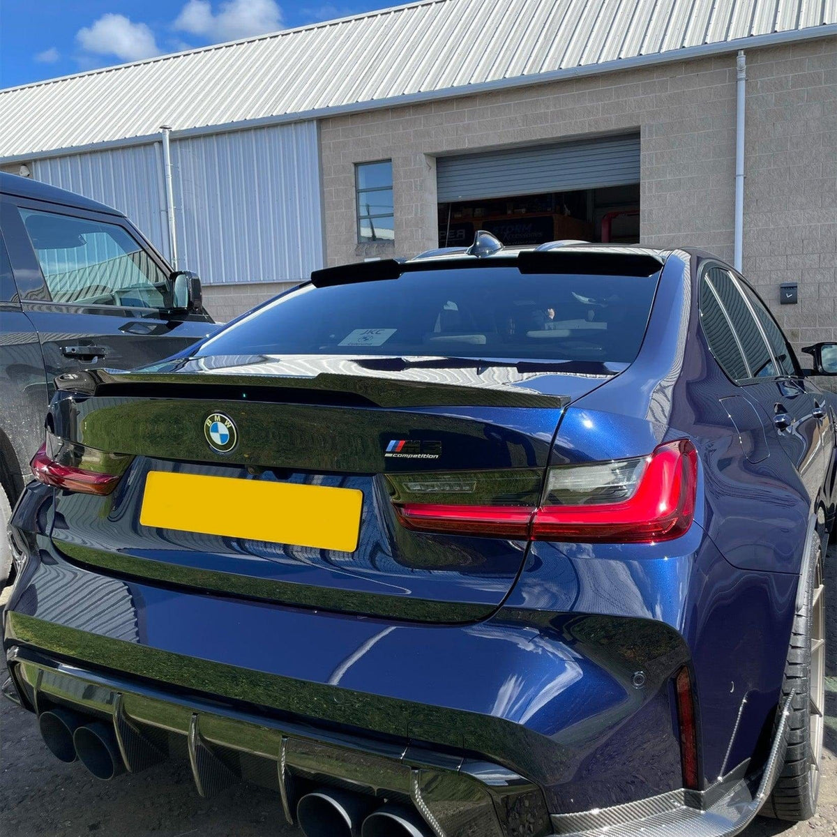 West Coast Euros Spoiler V Style Gloss Black Roof Spoiler - G80 M3 / G20 3 Series