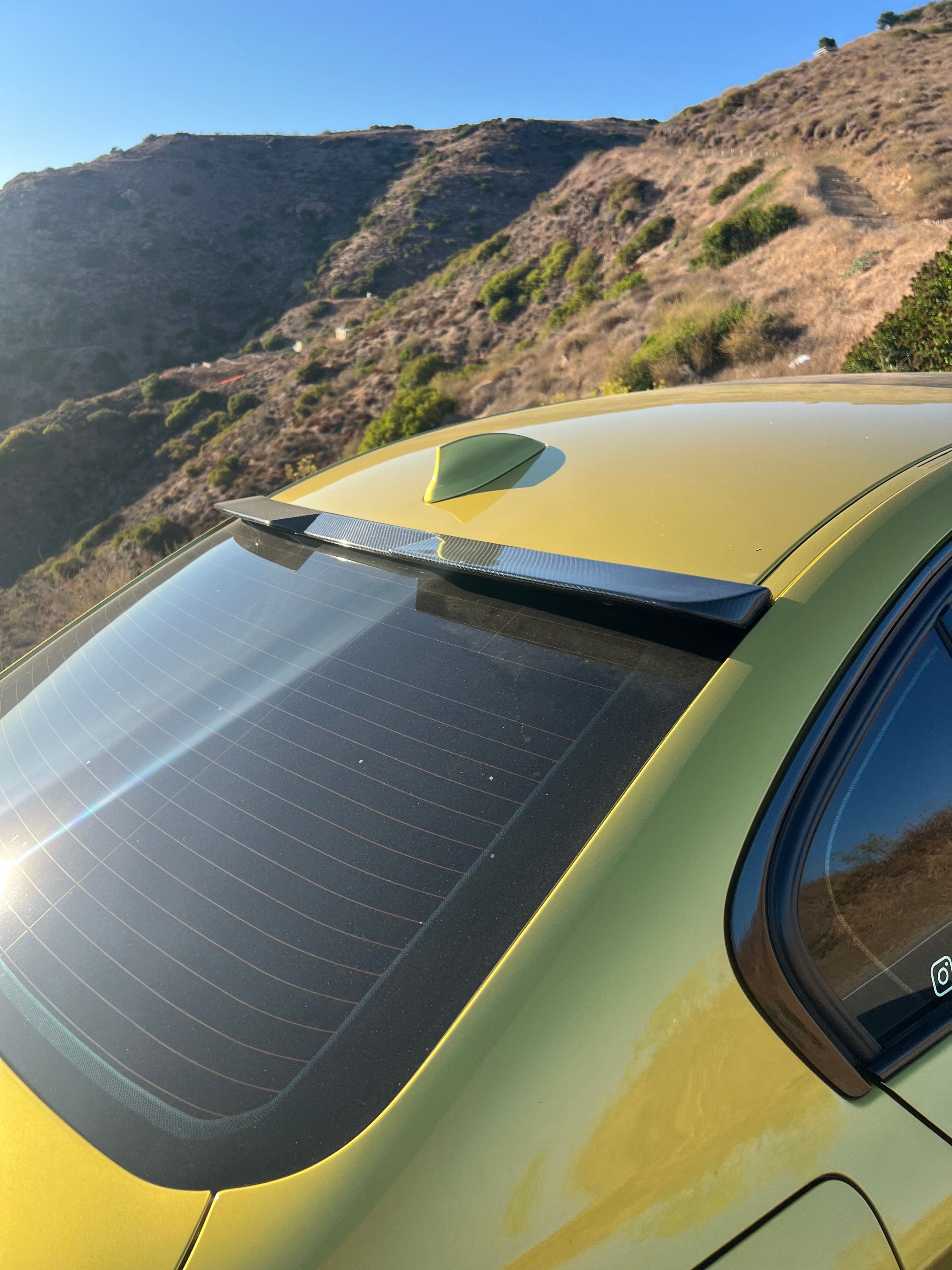 West Coast Euros Spoiler V Style High Kick Carbon Fiber Roof Spoiler - F80 M3 / F30 3 Series