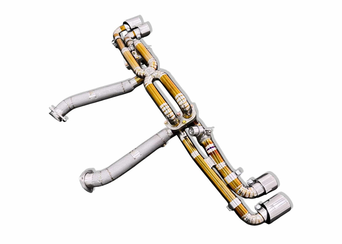 Yonristic Performance Catback Exhaust Catback + Free Flow Race Cats / AISI304 Stainless Steel Ferrari F430 F1 Exhaust System  - Yonristic Performance