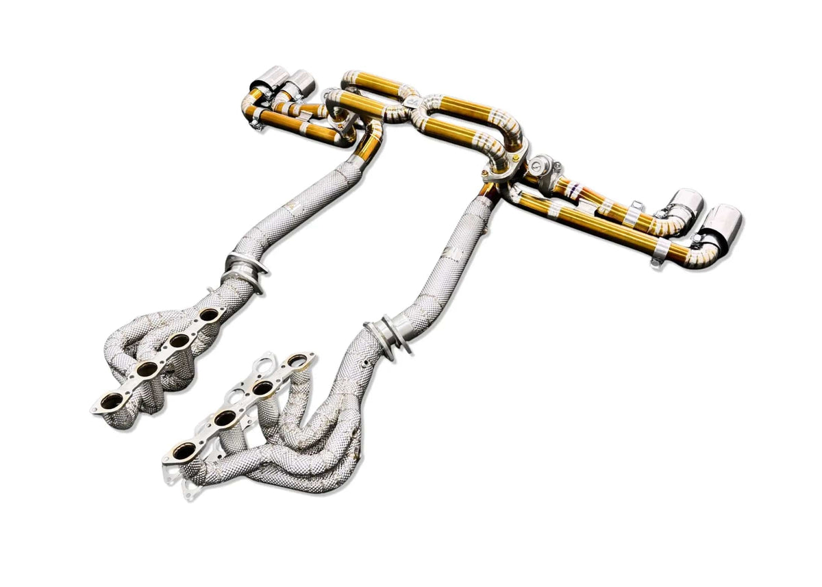 Yonristic Performance Catback Exhaust Catback + Free Flow Race Cats+ Equal Length Headers / AISI304 Stainless Steel Ferrari F430 F1 Exhaust System  - Yonristic Performance