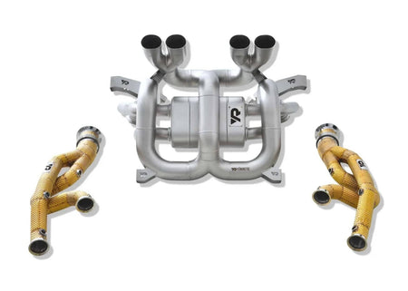 Yonristic Performance Catback Exhaust ' + Free Flow Headers / AISI304 Stainless Steel Lamborghini Revuelto F1 CEL-Free Valved Exhaust Package VANTA Edition - Yonristic Performance