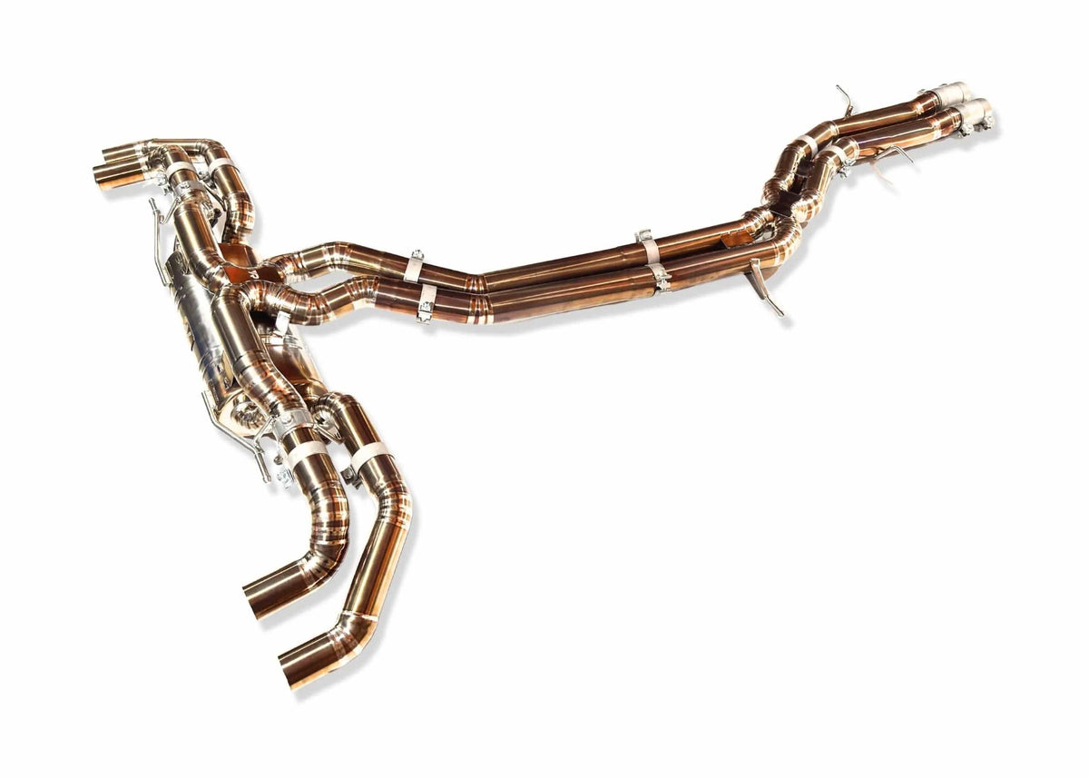 Yonristic Performance Catback Exhaust Yonristic Audi RS Q8 Exhaust VANTA Edition Valved Catback Double X-Pipe 3"