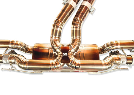 Yonristic Performance Catback Exhaust Yonristic Audi RS Q8 Exhaust VANTA Edition Valved Catback Double X-Pipe 3"