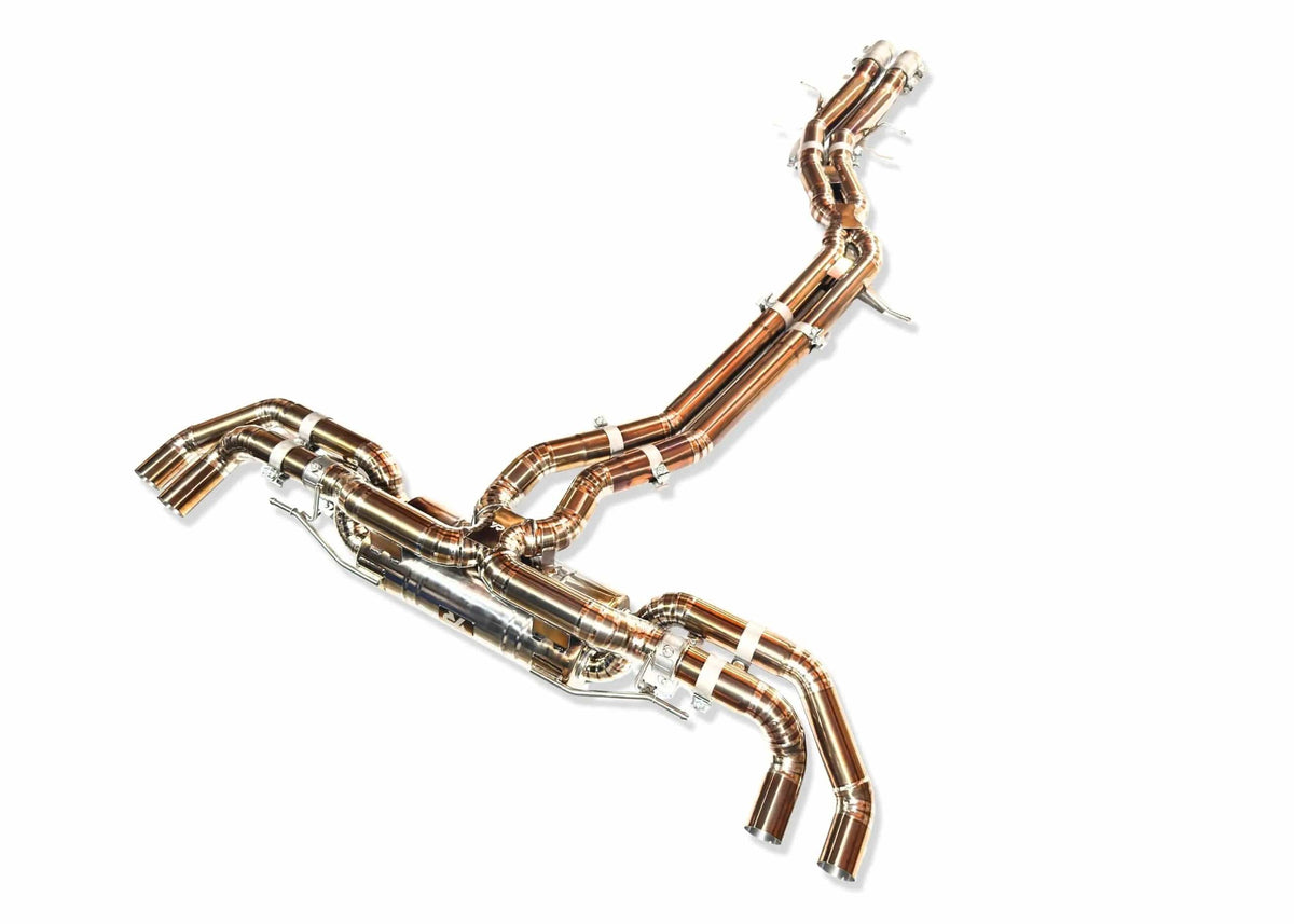 Yonristic Performance Catback Exhaust Yonristic Audi RS Q8 Exhaust VANTA Edition Valved Catback Double X-Pipe 3"