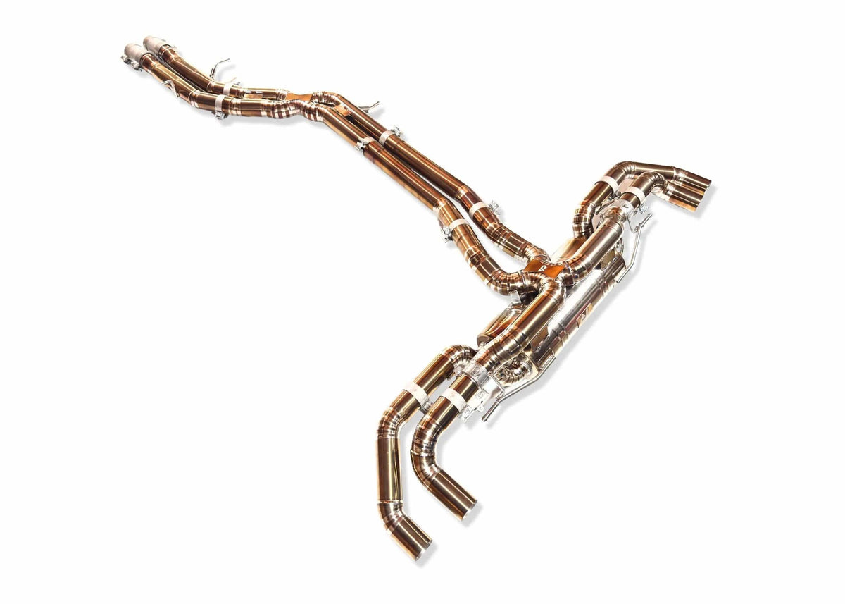 Yonristic Performance Catback Exhaust Yonristic Audi RS Q8 Exhaust VANTA Edition Valved Catback Double X-Pipe 3"
