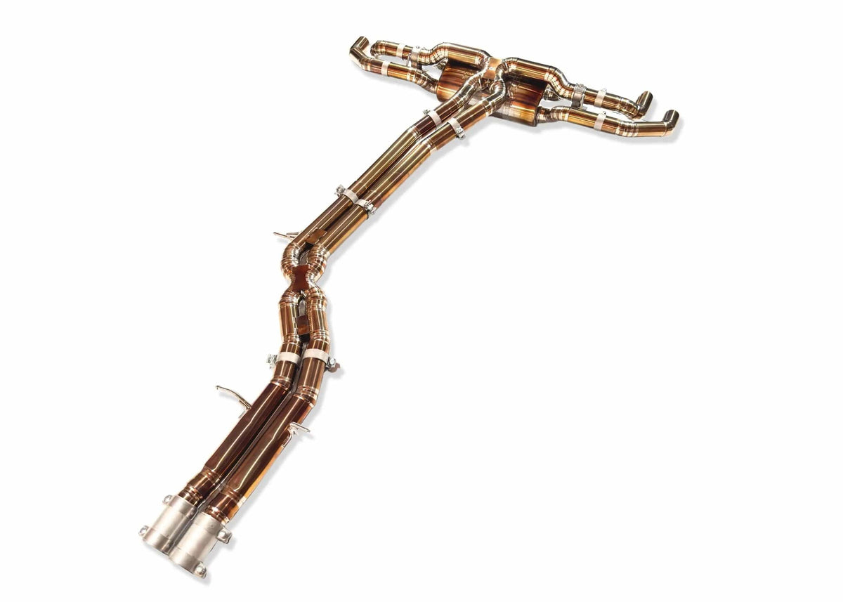 Yonristic Performance Catback Exhaust Yonristic Audi RS Q8 Exhaust VANTA Edition Valved Catback Double X-Pipe 3"
