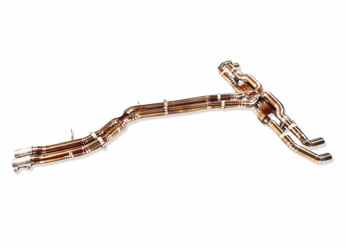 Yonristic Performance Catback Exhaust Yonristic Audi RS Q8 Exhaust VANTA Edition Valved Catback Double X-Pipe 3"