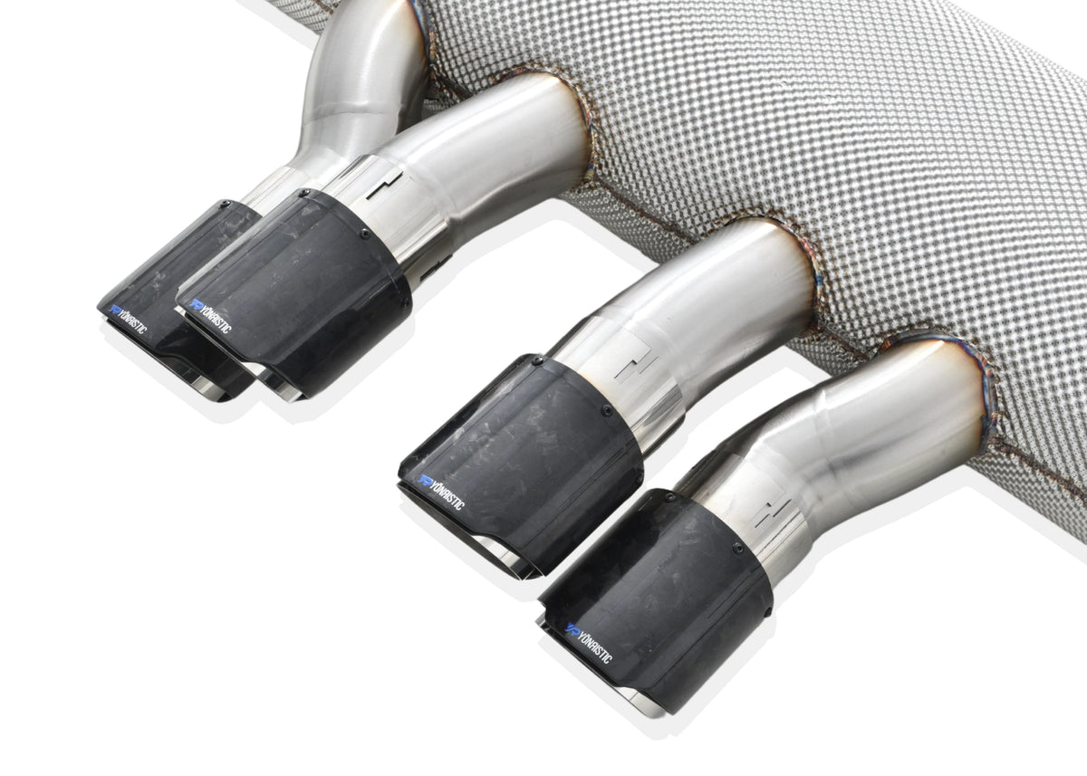 Yonristic Performance Exhaust BMW G8X M3 M4 VANTA Edition Exhaust System Center Quad Exit - Yonristic Performance