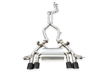 Yonristic Performance Exhaust Full Catback System / T304 Stainless Steel / (4) Black BMW G87 M2 VANTA Edition Exhaust System - Yonristic Performance