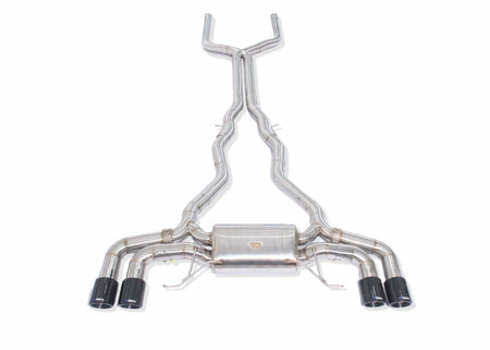 Yonristic Performance Exhaust M8 Grand Coupe F93 / T304 Stainless Steel / (4) Chrome BMW M8 F91 / F92 / F93 Racing Valved Exhaust System - Yonristic Performance