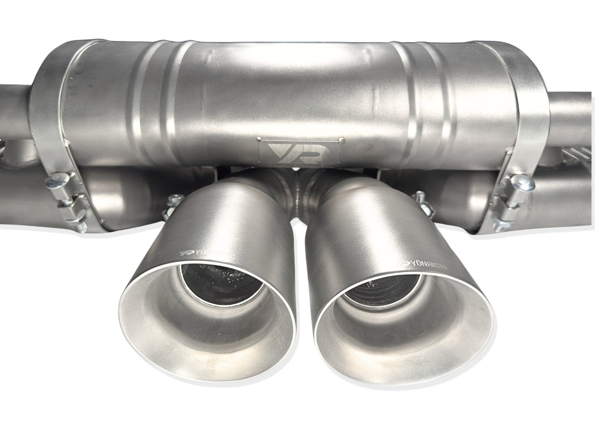 Yonristic Performance Exhaust Porsche 992 GT3 / GT3 RS Titanium Exhaust System VANTA Edition - Yonristic Performance