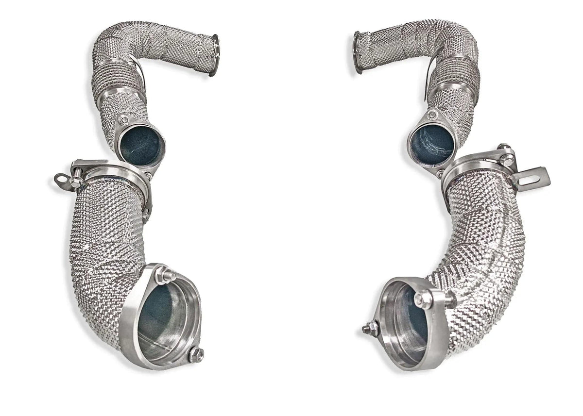Yonristic Performance Headers & Downpipes BMW S68 MaxFlow Downpipes G9X M5 / X5M60i / X6M60i / LCI X5M/X6M - Yonristic Performance