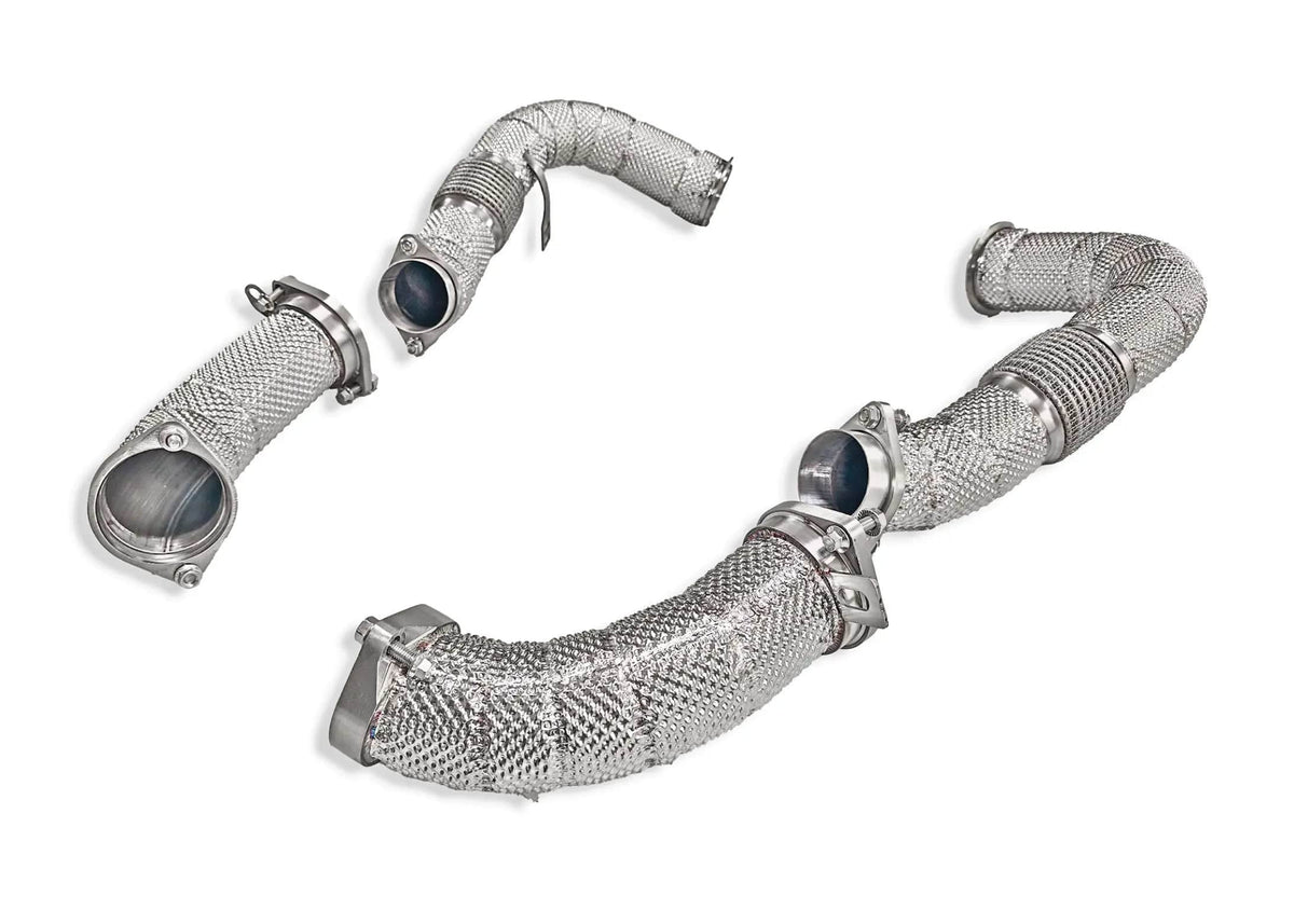 Yonristic Performance Headers & Downpipes BMW S68 MaxFlow Downpipes G9X M5 / X5M60i / X6M60i / LCI X5M/X6M - Yonristic Performance