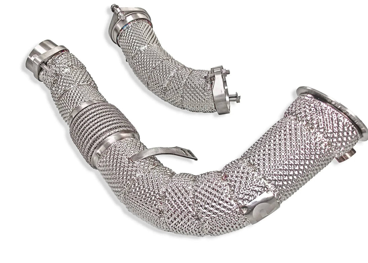 Yonristic Performance Headers & Downpipes BMW S68 MaxFlow Downpipes G9X M5 / X5M60i / X6M60i / LCI X5M/X6M - Yonristic Performance