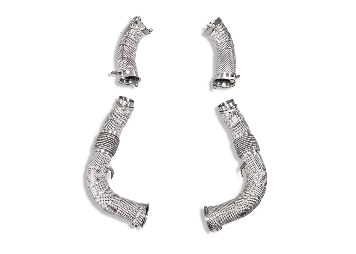 Yonristic Performance Headers & Downpipes BMW S68 MaxFlow Downpipes G9X M5 / X5M60i / X6M60i / LCI X5M/X6M - Yonristic Performance