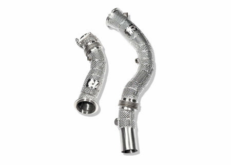 Yonristic Performance Headers & Downpipes S55 Catless Downpipes with Heatshield for F8X M3 M4 & M2C