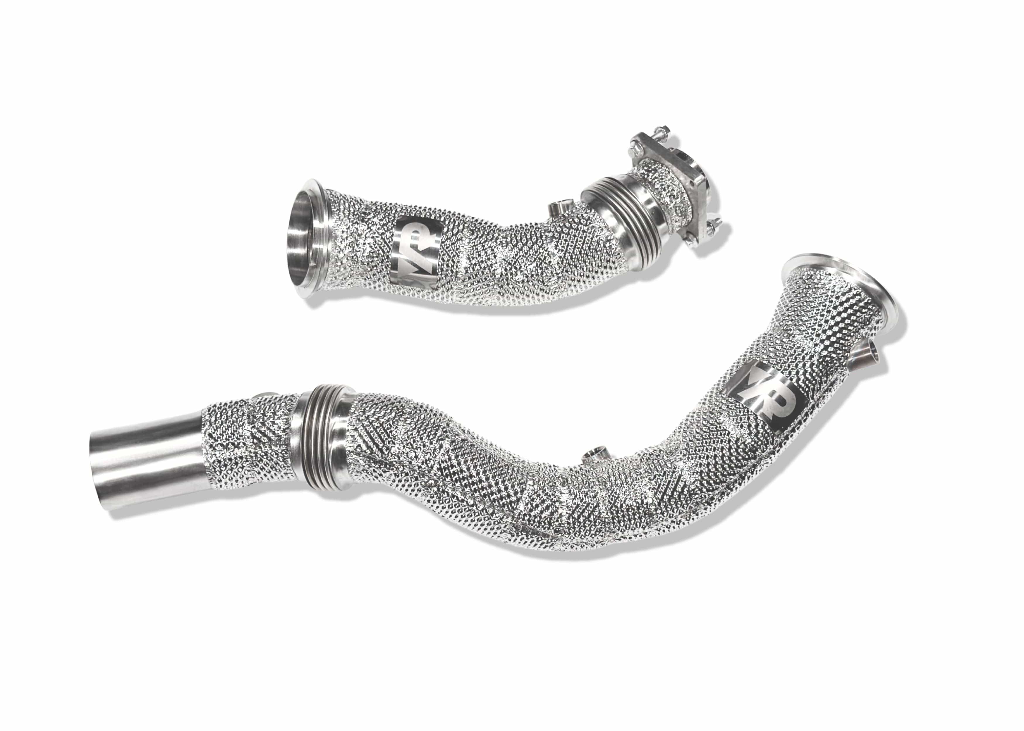 Yonristic Performance Headers & Downpipes S55 Catless Downpipes with Heatshield for F8X M3 M4 & M2C