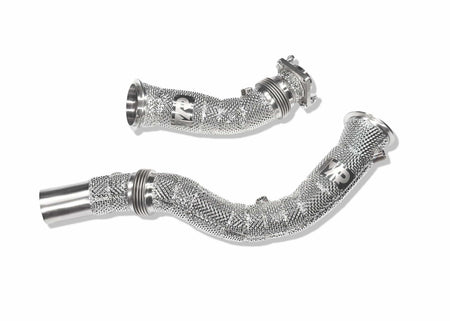Yonristic Performance Headers & Downpipes S55 Catless Downpipes with Heatshield for F8X M3 M4 & M2C