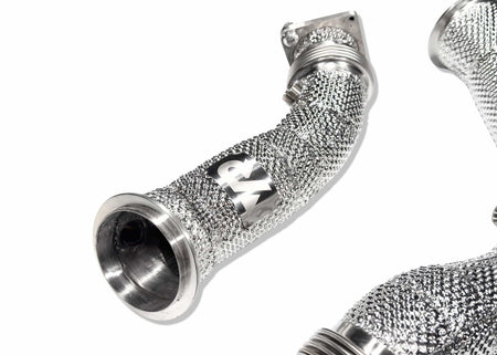 Yonristic Performance Headers & Downpipes S55 Catless Downpipes with Heatshield for F8X M3 M4 & M2C