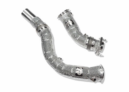 Yonristic Performance Headers & Downpipes S55 Catless Downpipes with Heatshield for F8X M3 M4 & M2C