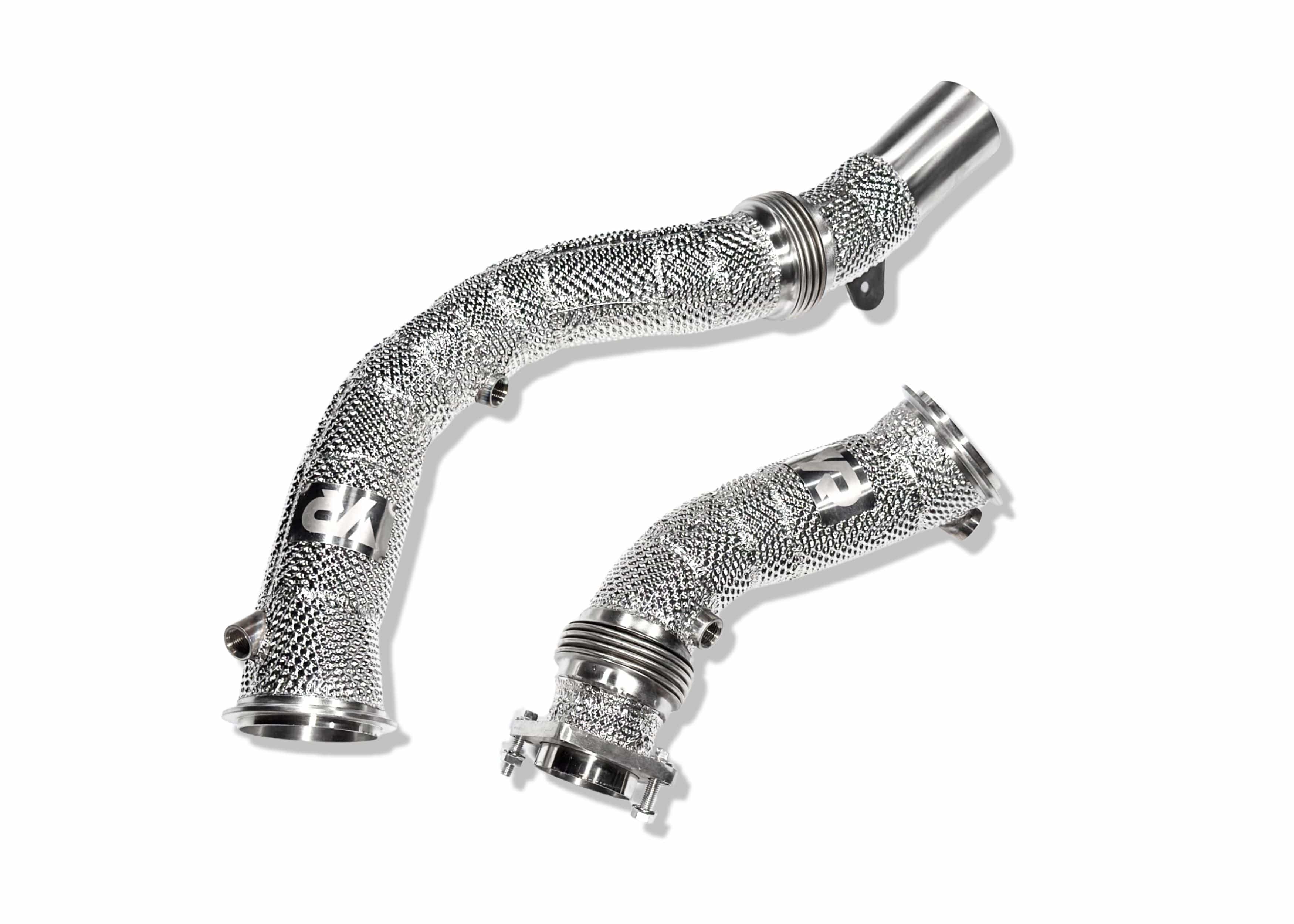 Yonristic Performance Headers & Downpipes S55 Catless Downpipes with Heatshield for F8X M3 M4 & M2C