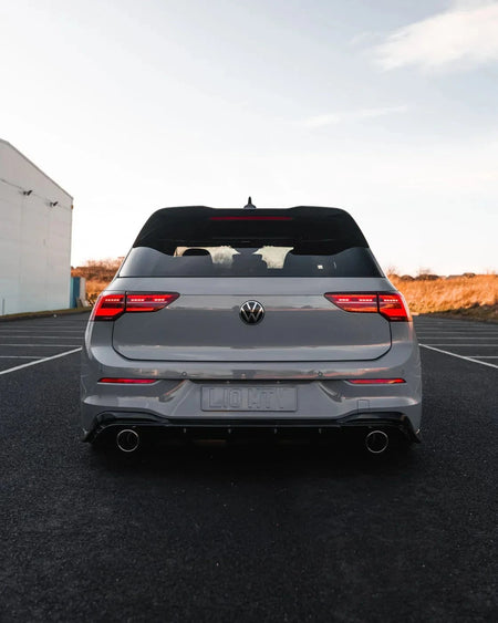 Zaero Design USA Diffuser VW Golf GTI Mk8 & Mk8.5 EVO-1 Gloss Black Rear Diffuser