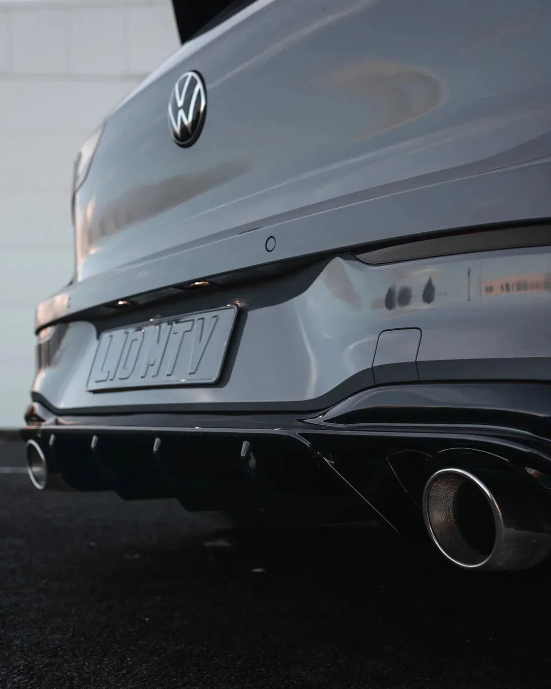 Zaero Design USA Diffuser VW Golf GTI Mk8 & Mk8.5 EVO-1 Gloss Black Rear Diffuser