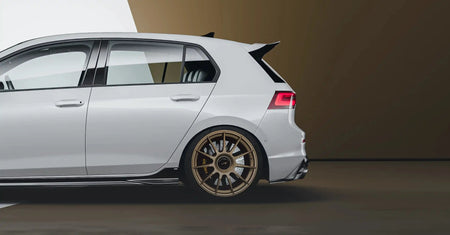 Zaero Design USA Diffuser VW Golf R Mk8 EVO-1 Gloss Black Rear Diffuser