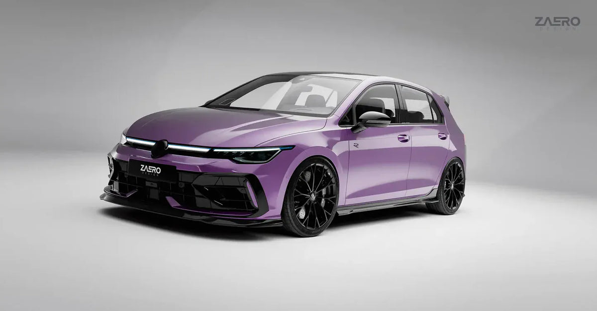 Zaero Design USA Front Lip EVO-1 Front Lip for VW Golf 8.5 R (Facelift)