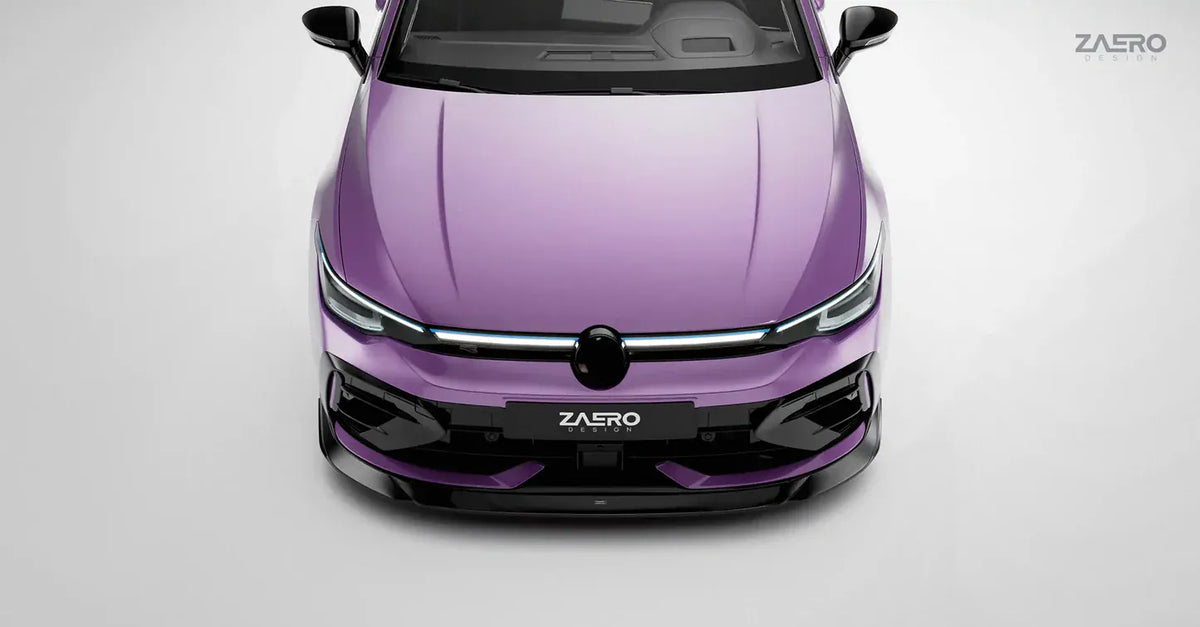 Zaero Design USA Front Lip EVO-1 Front Lip for VW Golf 8.5 R (Facelift)