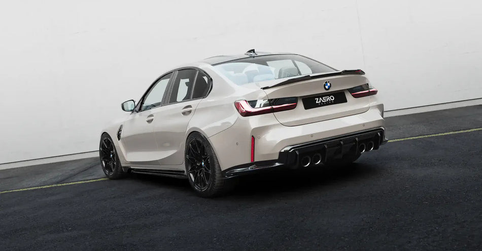 Zaero Design USA Spoiler EVO-S Rear Spoiler Lip for BMW 3-Series G20 & M3 G80