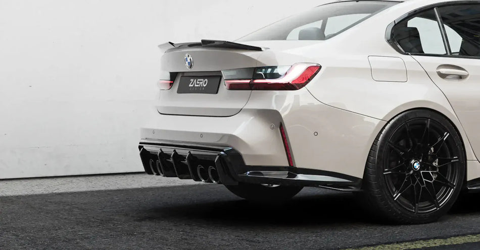 Zaero Design USA Spoiler EVO-S Rear Spoiler Lip for BMW 3-Series G20 & M3 G80