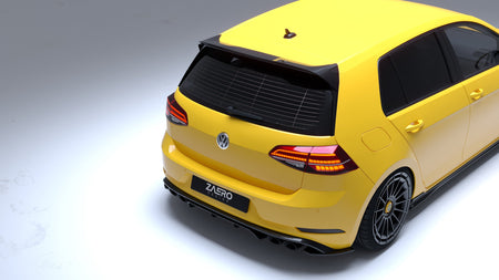 Zaero Design USA Spoiler VW Golf, Golf GTI & Golf R Mk7 & Mk7.5 EVO-1 Gloss Black Rear Spoiler